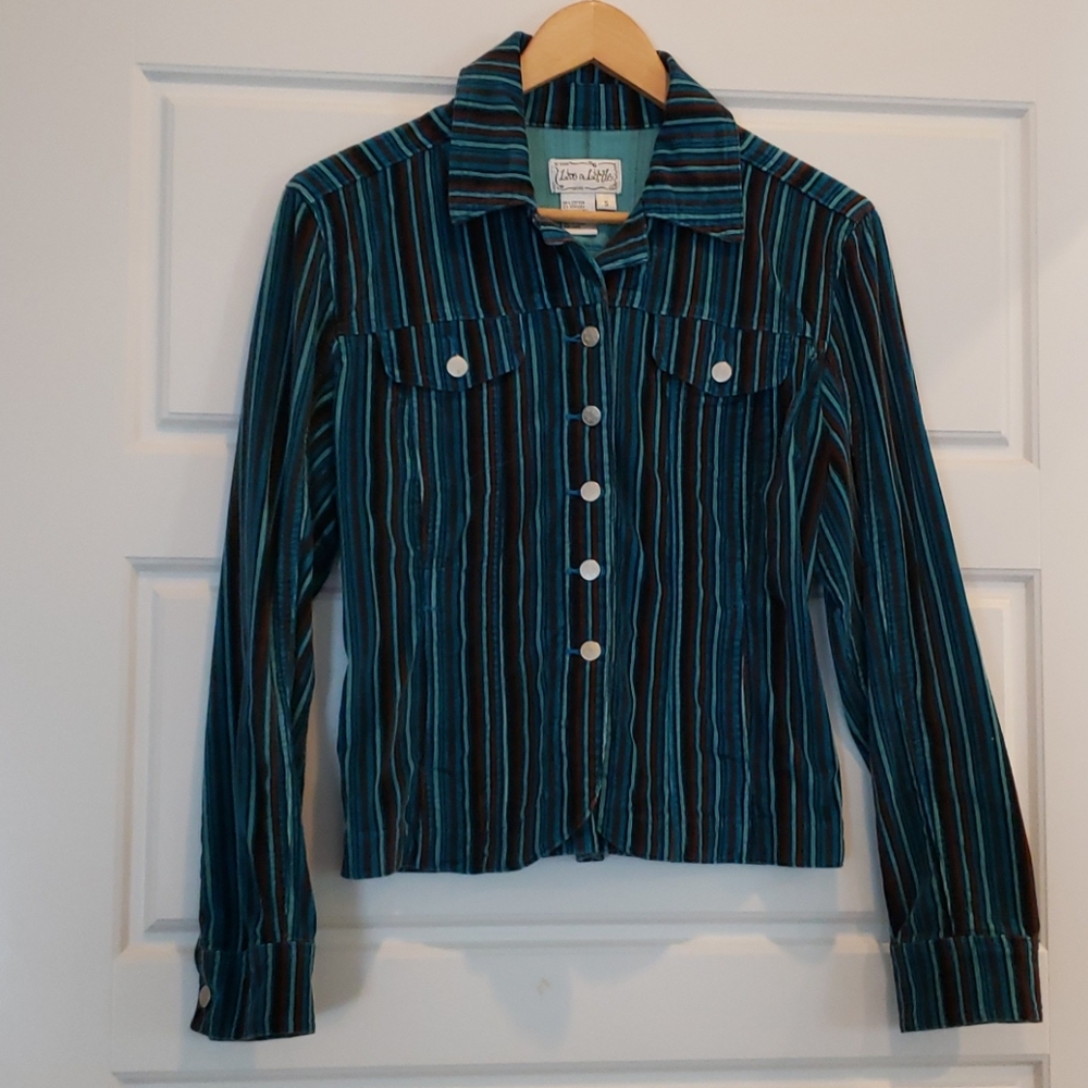 Corduroy stripe jacket